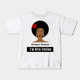 Afro Italian Kids T-Shirt